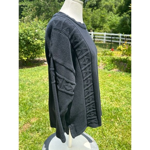 Vintage 80's 90's Blue Cable Esprit Sweater Large - Picture 5 of 8